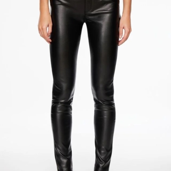 NWT  Faux Leather Skinny Pants from DYNAMITE - Picture 6 of 7